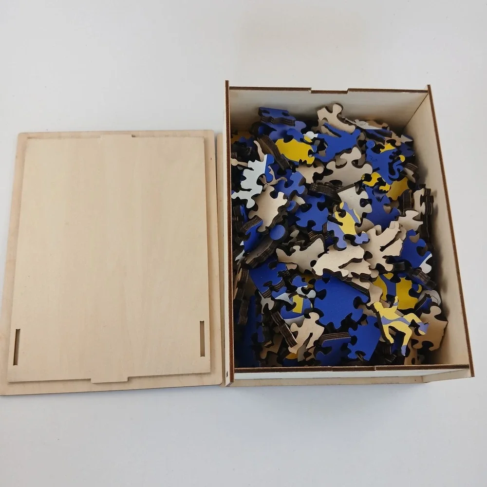 2023 Chelsea FC Retro Crest Wooden Puzzle + Stamford‎ Bridge Puzzle Set Complete